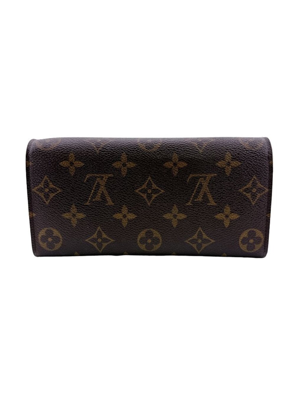 Louis Vuitton Portefeuille Emily Monogram Leather Brown Wallet Model